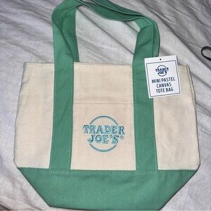 Trader Joe's mini  Canvas Tote